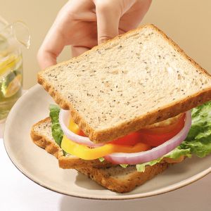 舌里奇亚籽低脂全麦面包切片粗粮营养健身早餐休闲零食办公室1000g/箱