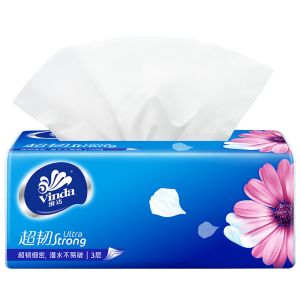 维达（Vinda）抽纸【赵丽颖推荐】超韧130抽*24包S码 湿水不易破 纸巾 整箱