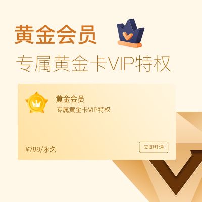 专属黄金vip特权卡